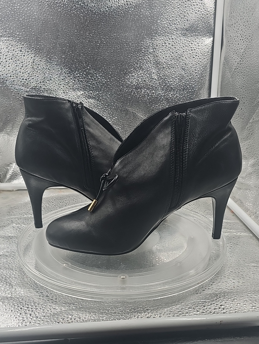 W Black Heels Sz8